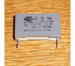 X2- Kondensator 0,22 uF 275 V AC 10% MKP